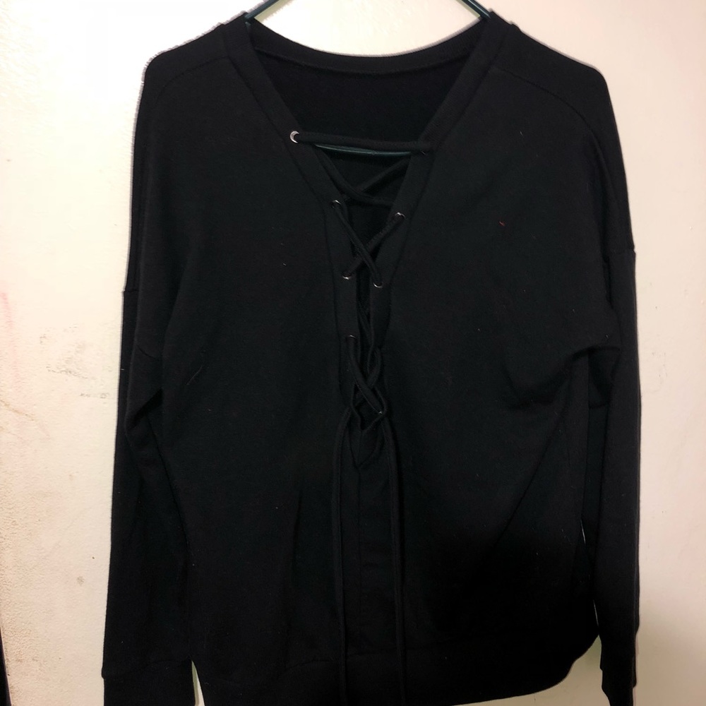 Black forever 21 crew neck